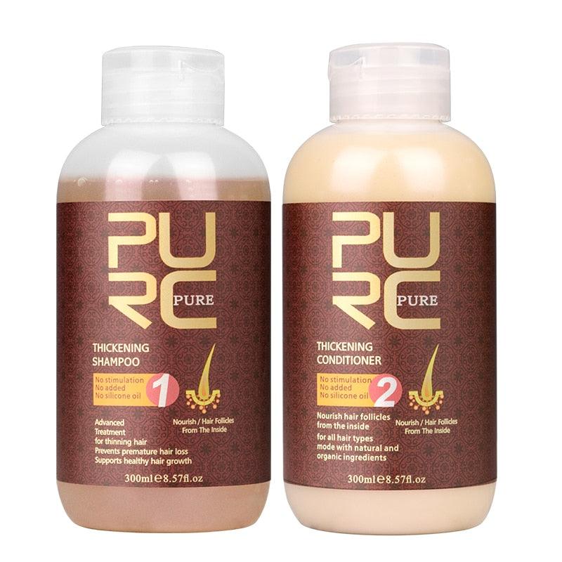 PURC Ginseng Ginger Hair Growth Shampoo and Conditioner - DeepBeautyWellness Ltd